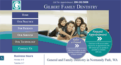 Desktop Screenshot of gilbertfamilydentistry.com